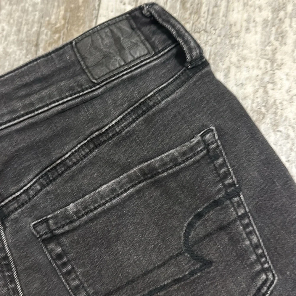 American Eagle Hi Rise Shortie jean shorts